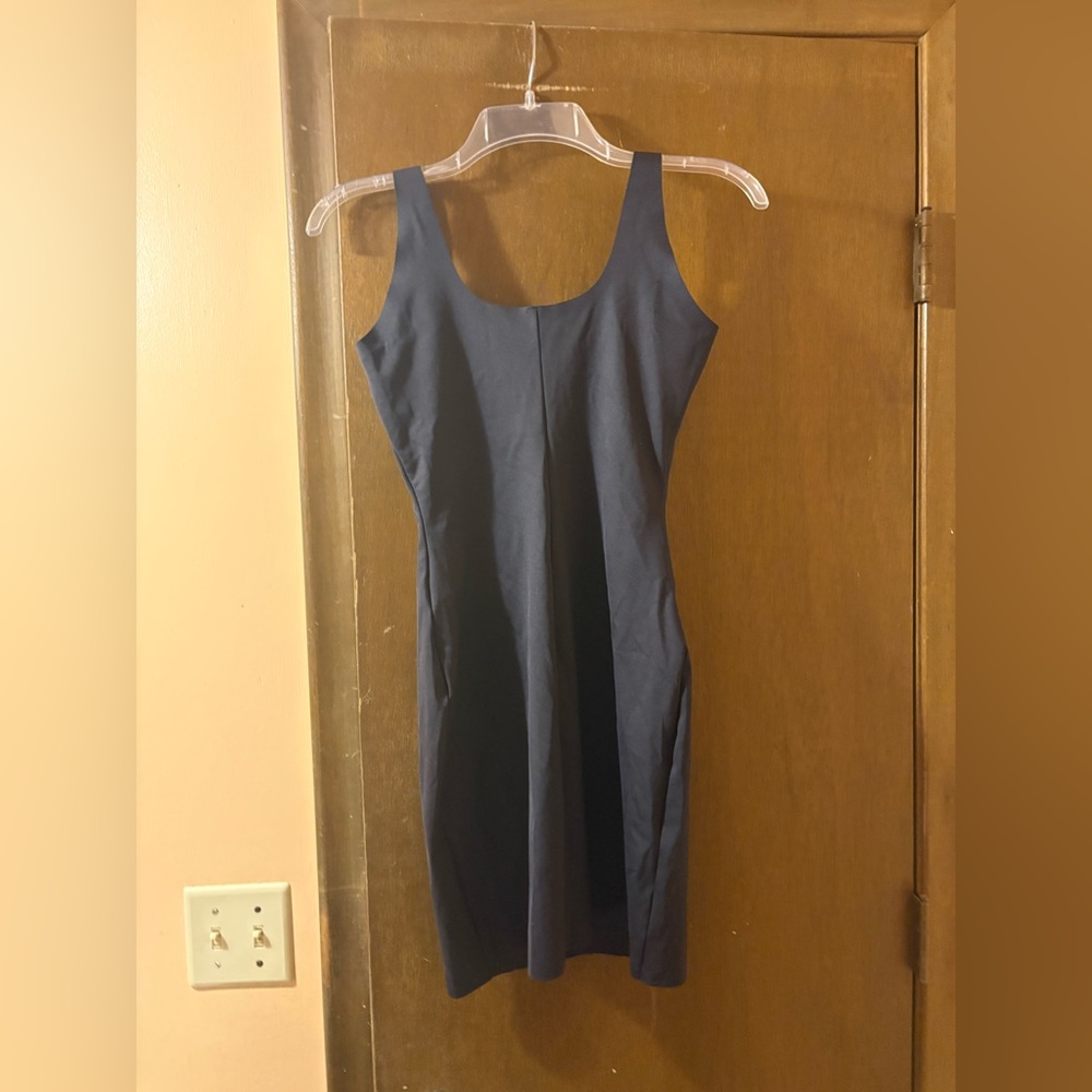 Skims Sleeveless Black Bodycon Slip Dress - Picture 7 of 7